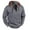Gray, variant on LYXSSBYX Mens Sweatshirts and Hoodies Front Mid-zipper Stand-up Collar Long Sleeve Color Matching Hoodie for Men Hooded Sweatshirts