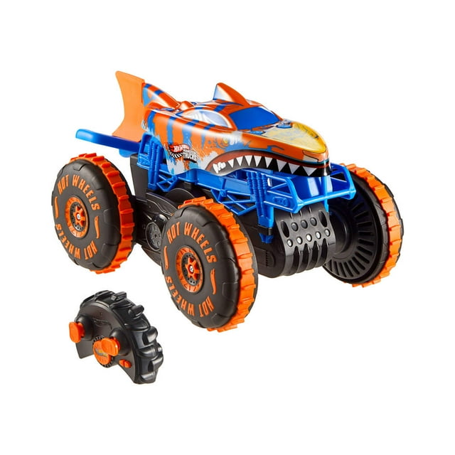Vehículo a Control Remoto Mattel Hot Wheels Tiger Shark Escalador