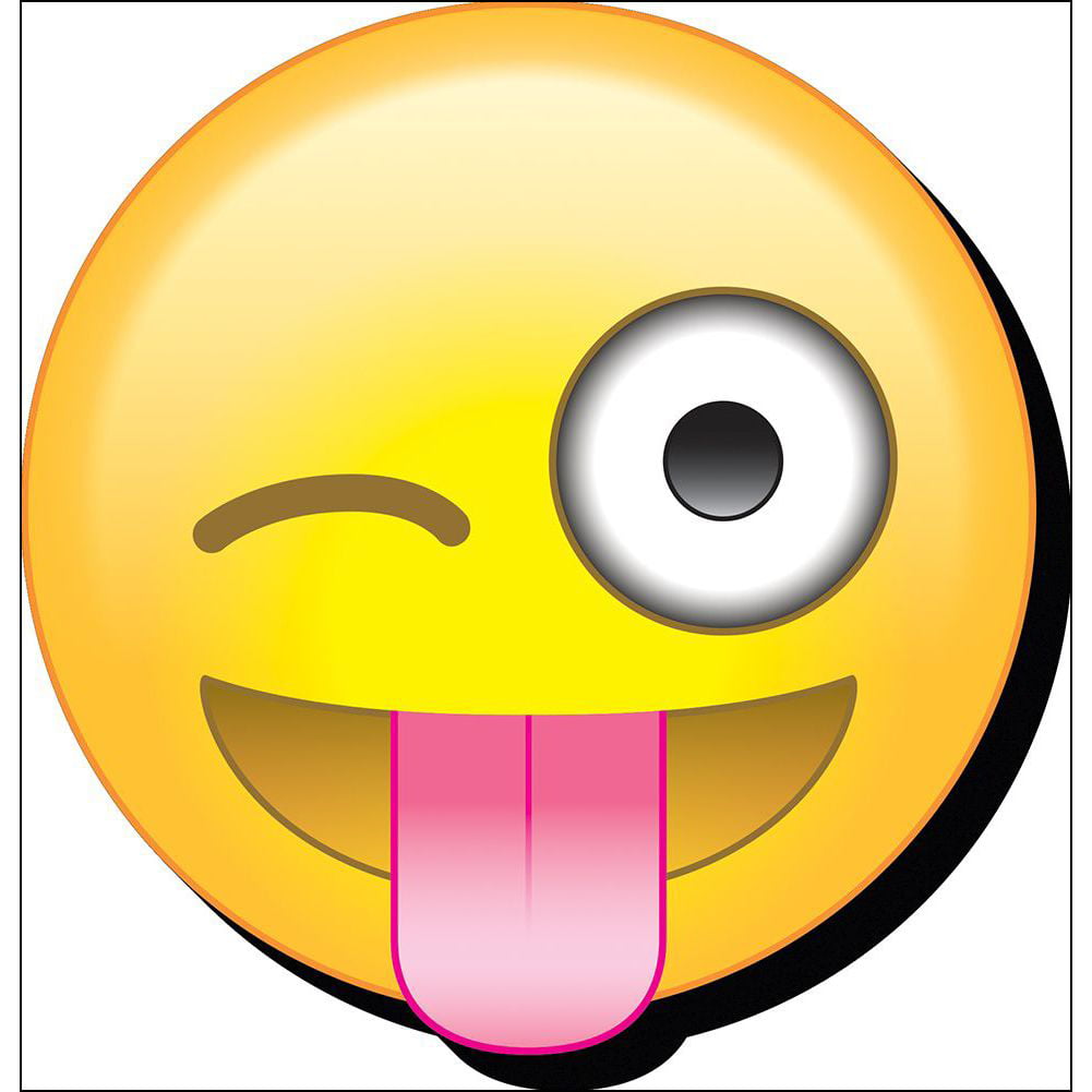 Emoji Wink Tongue Funky Chunky Magnet - Walmart.com - Walmart.com