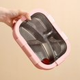 thumbnail image 7 of TACILIP Stationery Supplies, 1PCS Bento Box Lunch Box 3 Compartment Snack Containers Reusable Lunch Box Lunch Containers For Home Travel Work 850ml, Womens Gifts, 7 of 7