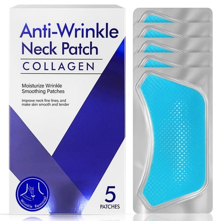 Neck Wrinkle Patches, Neck Tape Lifting Invisible For Firming And Tightening, Neck Lift Tape, 5 Pcs