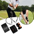 thumbnail image 1 of Entrenador de Swing de Golf, Cinturón, Ayuda para El Entrenamiento de Swing de Golf, Herramienta de Práctica de Alineación de Golf Ajustable, Liviana, 1 of 8