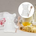 thumbnail image 1 of GARVALON 1 Set Honey Holder Wood Dipper Holder Transparent Kitchen Decor For Household Users, 1 of 8