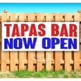 thumbnail image 1 of Tapas Bar Now Open 13 oz Vinyl Banner With Metal Grommets, 1 of 4