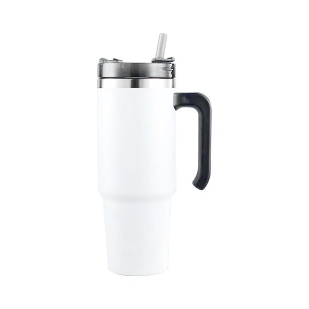 Taza de café helado de 30 oz Botella de agua para beber a prueba de fugas de gran capacidad con asa Hugtrwg Para estrenar