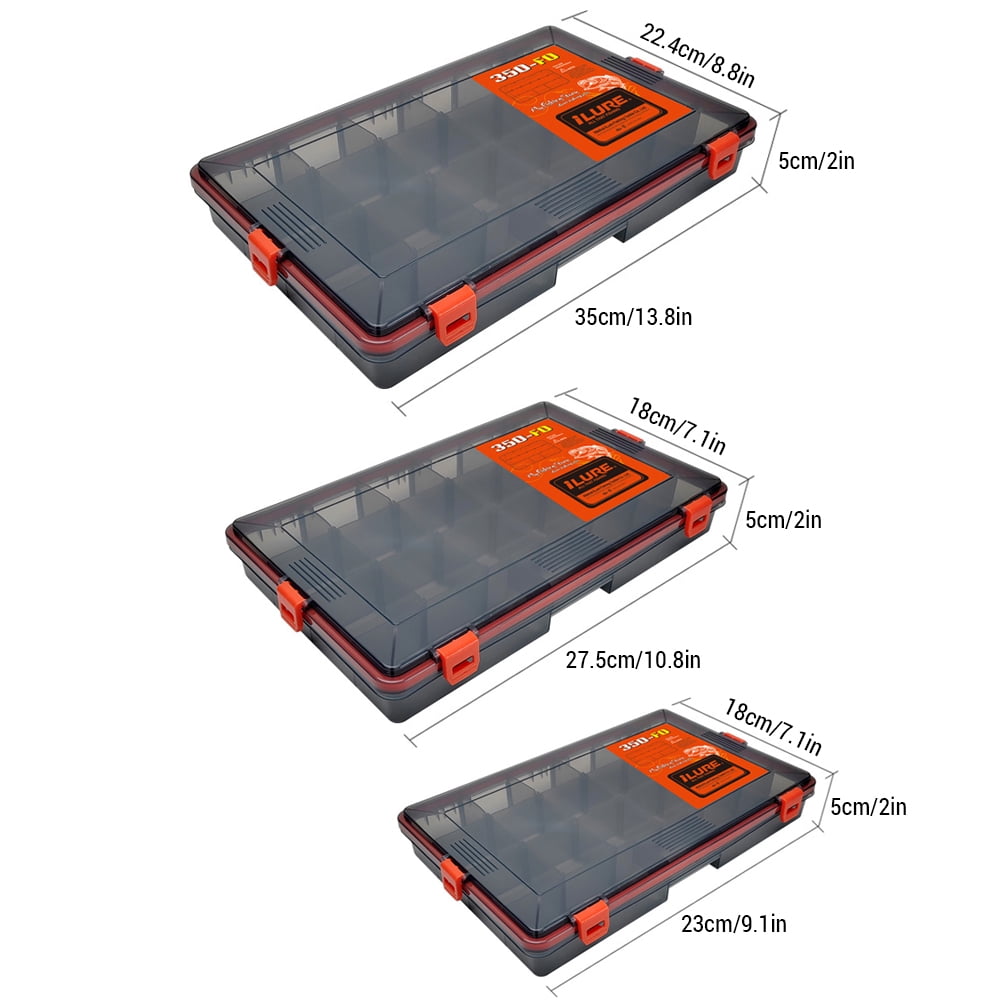 Fishing Large Water Resistant Tackle Box Fishing Tackle Box Organizer Adjustable Fishing Tackle Trays Tackle Box Backpack In Multiple Colors