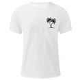 thumbnail image 4 of Tops para hombre, blusas y camisas de cuello redondo y manga corta para hombre, blusas casuales de cuello redondo con estampado de moda para hombre, blusas de cuello redondo y manga corta para hombre., 4 of 4