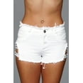 thumbnail image 3 of BeWicked Women's Buckled Down Denim Shorts J10, 3 of 10