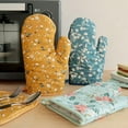 thumbnail image 5 of Baywell Oven Mitts and Pot Holders and Pot Pinch, Soft Fabric Lining with Non-Slip Surface, Heat Resistant Kitchen Microwave Gloves, 5 of 6