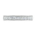 thumbnail image 3 of 1/2 Carat Pave Set Diamond Wedding Band Ring in 14K White Gold (Ring Size 5.25) (I1-I2 Clarity), 3 of 5