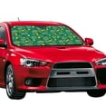 thumbnail image 2 of Bingfone Tennis Rackets and Balls Car Windshield Sun Shade Protector Keep Your Vehicle Cool Sun Shield Visor Cover Foldable-Small, 2 of 9