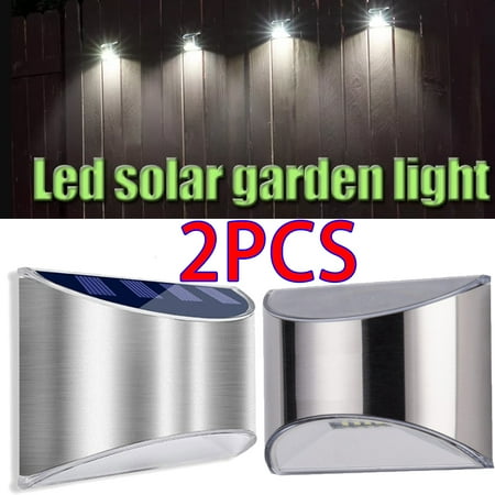 

Kcysta 2pcs Solar Lights Solar Wall Lights IP65 Waterproof Security Lights for Front Door Patio Garage (white)
