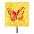 thumbnail image 2 of Carolines Treasures 8857SH4 Butterfly on Yellow Leash or Key Holder 7Hx4.25W multicolor, 2 of 2