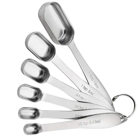 

BMForward Dry Steel Set Stainless Spoon Liquid Measuring A Measuring And 6Pcs Kitchen，Dining & Bar