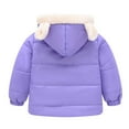 thumbnail image 4 of NOLDARES Toddler Winter Coats Lightweight Puffer Jacket for Baby Infant kids(Purple,5-6 Years), 4 of 5