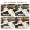 thumbnail image 7 of ODIKA Abstract Asymmetrical Cream Balance Fluid Grey Tan for Home Office, Gaming Room, Under Desk, Non-Slip Chair-Friendly, 7 of 7