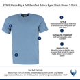 thumbnail image 4 of CTM  Comfort Colors Dyed Short Sleeve T-Shirt (Men Big & Tall), 4 of 4