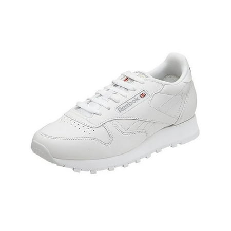 Reebok Womens Classic Leather Casual Fashion Sneakers White 10.5 Medium (B,M)