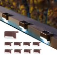 thumbnail image 1 of JUNWELL 16 Pack Fence Post Solar Lights For Patio Pool Stairs Step And  Weatherproof LED Deck Lights Solar Powered Lights, 1 of 7