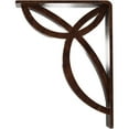 thumbnail image 4 of Ekena Millwork 2"W x 5 1/2"D x 8"H Versailles Wrought Iron Bracket, (Triple center brace), Antiqued Copper, 4 of 7