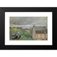 thumbnail image 2 of Édouard Vuillard 24x16 Black Modern Framed Museum Art Print Titled - Les Toits Mauves (1909), 2 of 5