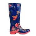 thumbnail image 3 of Women's Journee Collection Mist Mid Calf Rain Boot Navy Rubber 7.5 M, 3 of 5
