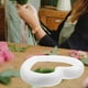 thumbnail image 2 of 2pcs anillo de espuma de navidad diy artesanía en forma de corazón de espuma guirnalda decoración festival anillo colgante (blanco), 2 of 6