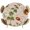 Beige, variant on Elastic Fitted Round Tablecloth, Ladybugs Eucalyptus Waterproof Stretch Table Cover for 55"-60" Tables, Spring Botanical Leaves Yellow Washable Outdoor Tablecloths for Patio, Picnic, Camping