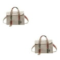 thumbnail image 3 of Guardoinrt Sac à Main Classique et Intemporel Accessoire à la Mode pour Femmes Sacs Fonctionnels et Pratiques pour Femmes Blanc 2Set, 3 of 6