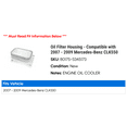thumbnail image 2 of Filter Housing - Compatible with 2007 - 2009 Mercedes-Benz CLK550 2008, 2 of 3
