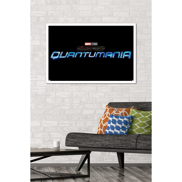 Marvel Ant-Man and the Wasp: Quantumania - Logo Wall Poster, 22.375 x 34,  Framed 