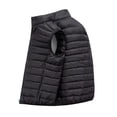 thumbnail image 3 of FRSASU Men's Lightweight Puffer Vest Outerwear Warm thermal Sleeveless Full Zip Up Stand Collar Puffy Jacket Black, 3 of 6