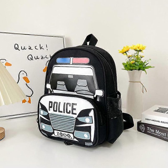 2025 Kids Child Backpack Toddler School Bag Anti-lost Car Cartoon Western Style Good-looking No331