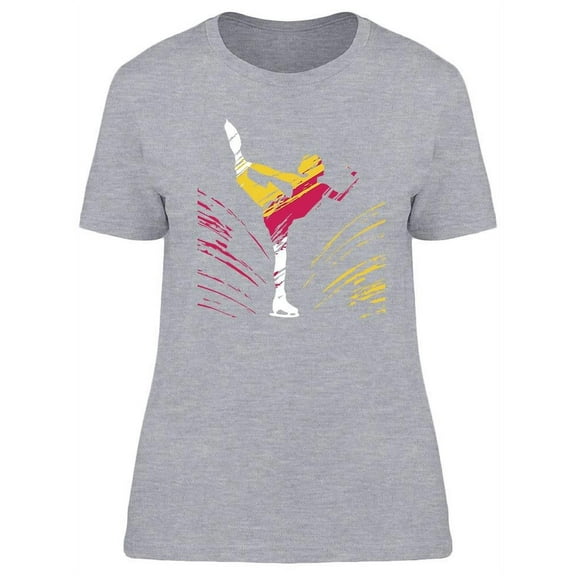 Figure Skating Pose T-Shirt Women -Image by Shutterstock, Female XX-Large