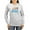 Ash Gray, variant on CafePress - Vote Peace Women's Long Sleeve T Shirt - Women's Long Sleeve Graphic Casual T-Shirt