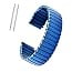 Original Stainless Steel Women's Stretch Watch Band - Flexible Expansion Straight End Replacement Strap, 18mm Straight End Lugs Watch Band, Pins Included