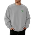 thumbnail image 2 of BVOFAR Mens Oversized Sweatshirts Crewneck Long Sleeve Casual Pullover Loose Fall Tops Cozy Graphic Sweatshirt Gray XL, 2 of 6