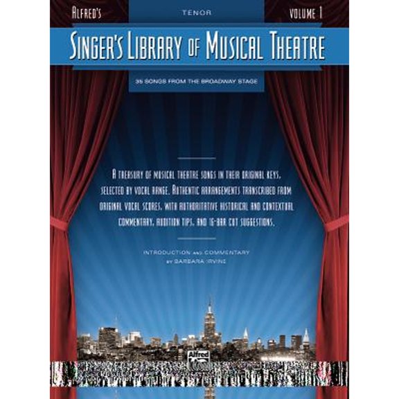 Pre-Owned Singer's Library of Musical Theatre, Vol 1: Tenor Voice (Paperback) by Alfred Music
