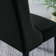 thumbnail image 2 of Modway Baronet 20" Tufted Velvet Dining Chairs in Black (Set of 2), 2 of 9