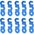 thumbnail image 1 of CHAO Tensor de cuerda de leva (azul), tienda de campaña de aluminio Tensor de corredor Guyline accesorios de cuerda para toldo hebilla de cuerda abierta de tres ojos, 1 of 5