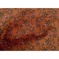 thumbnail image 4 of oneOone Cotton Poplin Fabric Leaves & Floral Block Printed Fabric 1 Yard 42 Inch Wide, 4 of 4