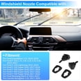 thumbnail image 3 of Boquilla de lavado de parabrisas Unique Bargains para Ford Expedition 3.5L 2018-2024 para Ford F-150 2.7L 3.0L 3.3L 3.5L 5.0L 2015-2023 Reemplazar No. FL3Z17603C 2 Pcs, 3 of 6