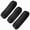Black, variant on YEMNPIOS Horsehair Braid, 1 2 3 Inch Wide Stiff Polyester Boning Hair Ribbon for Sewing Trimming, 3 Rolls 150 Yards,White