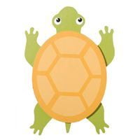 12 Pcs, Painted Desert Turtle Wood Cutout 5.5 " X 3.875 " For Animal Art & Craft Project