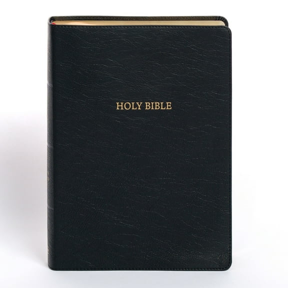 NASB Super Giant Print Reference Bible, Black Leathertouch, (Hardcover)