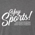 thumbnail image 5 of Wild Bobby, Yay Sports Do the Things Get the Points Father's Day Mens Premium Tri Blend Tee, Dark Heather, XX-Large, 5 of 6