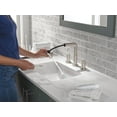 thumbnail image 5 of Delta 35849LF-BLPD Nicoli 1.2 GPM Widespread Bathroom Faucet - Black, 5 of 7