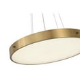 thumbnail image 2 of Bethel International LED Chandelier Brass Metal & Acrylic, 2 of 3