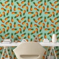 thumbnail image 3 of Ambesonne Retro Peel & Stick Wallpaper for Home, Vintage Beach Summer, 13"x36", Olive Green Seafoam, 3 of 6