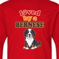 thumbnail image 4 of Inktastic Bernese Mountain Dog Lover Long Sleeve Youth T-Shirt, 4 of 5